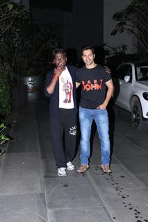 Varun Dhawan and Atlee Kumar Baby John meet up in Mumbai