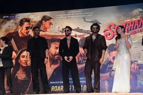 Ajay Devgn, Kareena Kapoor Khan, Tiger Shroff, Ranveer Singh, Arjun Kapoor, Rohit Shetty and other celebs grace the trailer launch of ‘Singham Again’