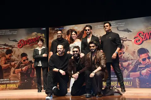 Ajay Devgn, Kareena Kapoor Khan, Tiger Shroff, Ranveer Singh, Arjun Kapoor, Rohit Shetty and other celebs grace the trailer launch of ‘Singham Again’