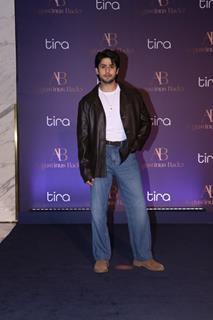 Jibraan Khan snapped at the launch of Skincare brand Augustinus Bader