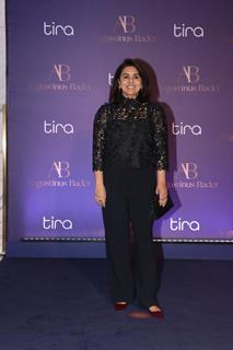 Neetu Kapoor snapped at the launch of Skincare brand Augustinus Bader