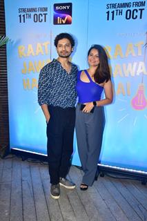 Priyanshu Painyuli snapped at the special screening of ‘Raat Jawaan Hai’