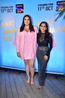 Anjali Anand snapped at the special screening of ‘Raat Jawaan Hai’