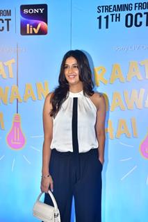 Harleen Sethi snapped at the special screening of ‘Raat Jawaan Hai’