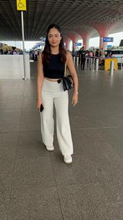 Tridha Chaudhary snapped at the airport