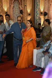 Kajol snapped at Durga Puja Celebration