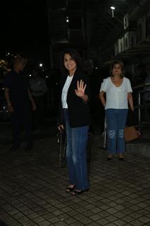 Neetu Kapoor snapped at the screening of ‘Jigra’