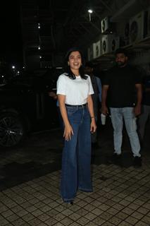 Rashmika Mandanna snapped at the screening of ‘Jigra’