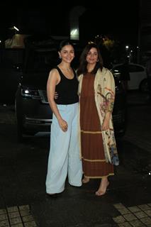 Alia Bhatt and Shaheen Bhatt snapped at the screening of ‘Jigra’