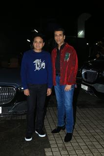 Karan Johar snapped at the screening of ‘Jigra’