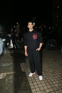 Vedang Raina snapped at the screening of ‘Jigra’