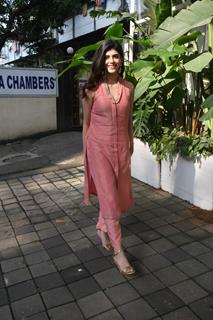 Sanjana Sanghi snapped in the city