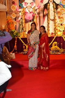 Rani Mukerji and Shweta Nanda snapped at Durga Puja Pandal