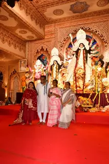 Anurag Basu snapped at Durga Puja Pandal