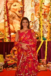 Celebrities snapped at Durga Puja Pandal