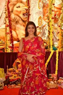 Celebrities snapped at Durga Puja Pandal