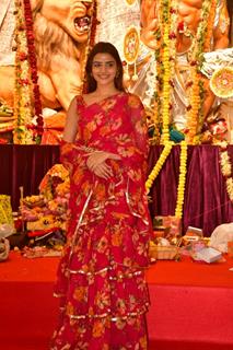 Celebrities snapped at Durga Puja Pandal