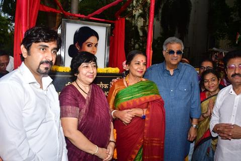 Boney Kapoor and Shabana Azmi snapped at the ‘unveiling ceremony’ of 'Sridevi Kapoor Chowk'