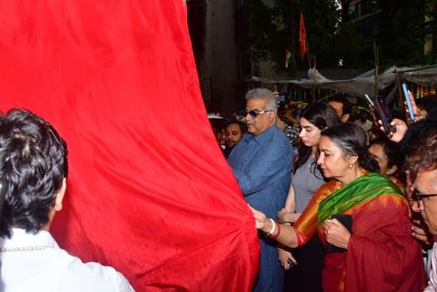 Boney Kapoor, Shabana Azmi and Khushi Kapoor snapped at the ‘unveiling ceremony’ of 'Sridevi Kapoor Chowk'