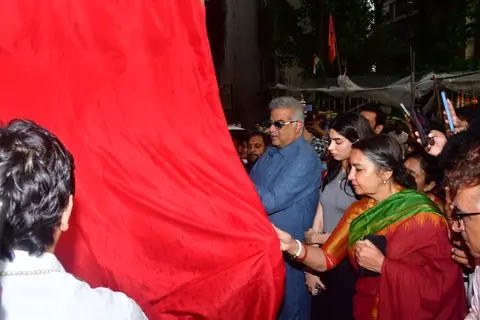 Boney Kapoor, Shabana Azmi and Khushi Kapoor snapped at the ‘unveiling ceremony’ of 'Sridevi Kapoor Chowk'
