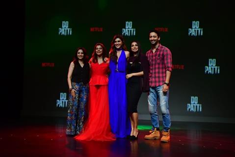 Kajol, Kanika Dhillon, Shaheer Sheikh and Kriti Sanon grace the trailer launch of 'Do Patti'