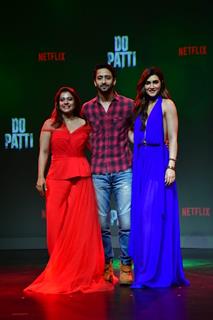 Kajol, Shaheer Sheikh and Kriti Sanon grace the trailer launch of 'Do Patti'