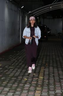 Mrunal Thakur snapped in the city