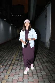 Mrunal Thakur snapped in the city