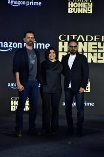 Celebrities snapped at the trailer launch of 'Citadel: Honey Bunny'