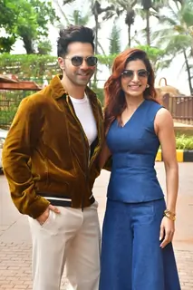 Varun Dhawan and Samantha Ruth Prabhu snapped promoting their upcoming series 'Citadel: Honey Bunny'