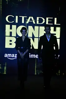 Varun Dhawan and Samantha Ruth Prabhu snapped at the trailer launch of 'Citadel: Honey Bunny'