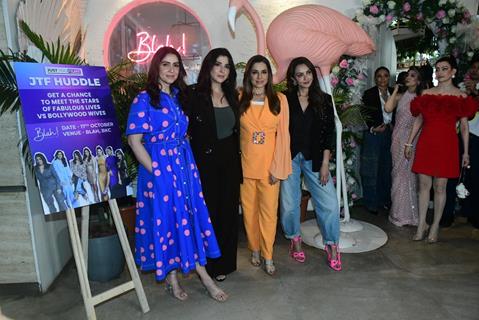 Neelam Kothari, Maheep Kapoor, Bhavana Pandey and Seema Sajdeh snapped promoting their upcoming Movie 'Fabulous Lives VS Bollywood Wives'