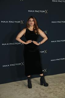  Mannara Chopra snapped at the launch of a new beauty product line from Max Factor