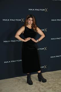  Mannara Chopra snapped at the launch of a new beauty product line from Max Factor