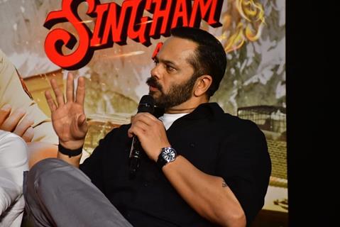 Rohit Shetty snapped promoting their upcoming film ‘Singham Again’