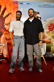 Ajay Devgn and Rohit Shetty snapped promoting their upcoming film ‘Singham Again’