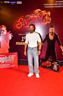 Ajay Devgn snapped promoting their upcoming film ‘Singham Again’