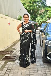 Vidya Balan snapped in the city