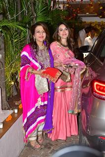 Celebrities snapped at Anil Kapoor’s residence for Karwa Chauth