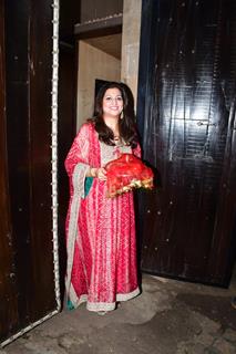 Celebrities snapped at Anil Kapoor’s residence for Karwa Chauth