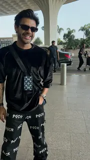 Stebin Ben snapped at the airport