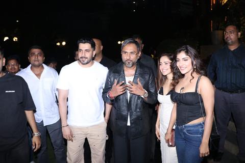 Nushrratt Bharuccha, Sunny Singh and Yo Yo Honey Singh snapped in the city