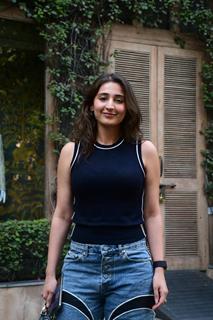 Dhvani Bhanushali snapped in the city