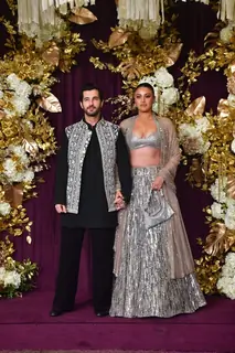 Aditya Seal and Anushka Ranjan snapped at Manish Malhotra’s Diwali Bash