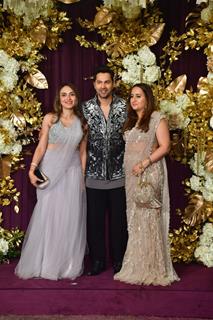 Varun Dhawan and Natasha Dalal snapped at Manish Malhotra’s Diwali Bash