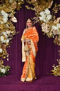 Rekha snapped at Manish Malhotra’s Diwali Bash