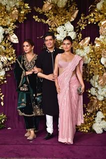 Manish Malhotra, Huma Qureshi and Fatima Sana Shaikh snapped at Manish Malhotra’s Diwali Bash