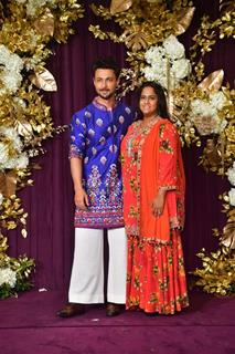 Arpita Khan Sharma and Aayush Sharma snapped at Manish Malhotra’s Diwali Bash