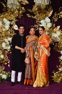 Shabana Azmi, Manish Malhotra and Rekha snapped at Manish Malhotra’s Diwali Bash