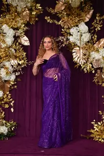 Iulia Vantur snapped at Manish Malhotra’s Diwali Bash